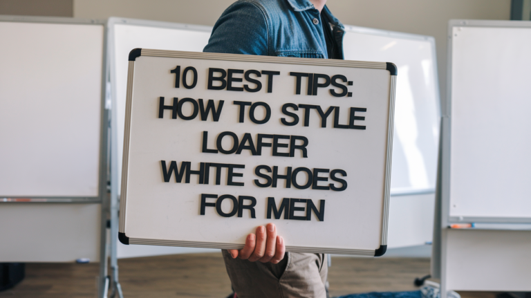 Loafer White Shoes for Men