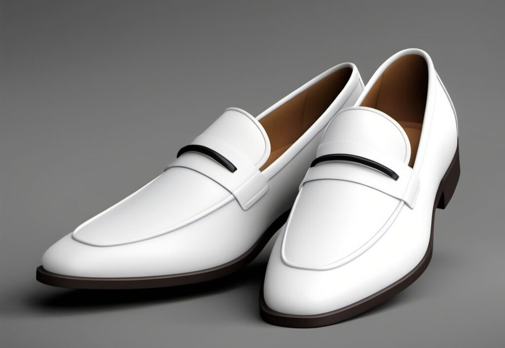 Loafer White Shoes for Men